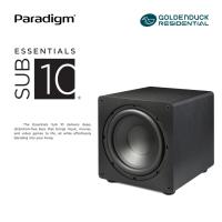 ราคา Paradigm Essentials Sub 10 Brushed Black (56104588165)