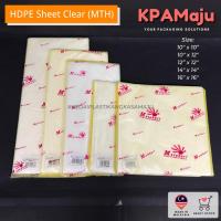 ราคา [ 380g] แผ่นพลาสติก HDPE Clear (MTH) - แผ่นพลาสติกโปร่งใส แผ่น HDPE พลาสติก ถุงพลาสติก (48255763595)