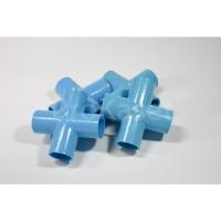 ราคา ข้อต่อสี่ทาง PVC พีวีซี ขนาด 3/4นิ้ว (6 หุน) แพ็ค 4 ชิ้น (10223800438)