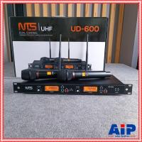 ราคา NTS UD-600 ไมค์ลอยปรับความถี่ ไมโครโฟนไร้สาย ไมค์ถือคู่ เปลี่ยนความถี่ได้ ย่านความถี่ UHF UD 600 UD600 เอไอ-ไพศาล (23582731596)