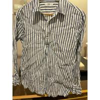 ราคา เสื้อเชิ้ต ลายทาง ฟ้าขาว (41702067867)