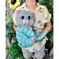 ราคา ตุ๊กตาแมวเชสเชียร์ ตัวใหญ่กอดได้ Cheshire cat plush-Alice in Wonderland ลิขสิทธิ์แท้มือสองนำเข้าจากญี่ปุ่น Disney sega (25445127781)