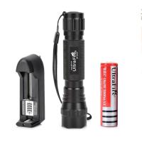 ราคา ไฟฉาย UltraFire WF501B พร้อม CREE T6 LED Camping เดินป่าแสงสีขาว (29578717394)