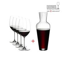 ราคา Riedel Veritas Cabernet/Merlot + Mosel Decanter แก้วไวน์แดง ดีแคนเตอร์ เหยือกพักไวน์ (57456045655)