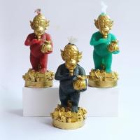 ราคา Handmade Candle In Stock Gold Surface Five Eyes Four Ears Large Size Height 20㎝ (29782542171)