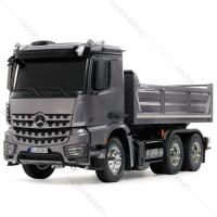 ราคา TAMIYA 56357 1/14 R/C Tractor Track Mercedes-Benz Arocs 3348 6X4 Tipper Truck ชุดประกอบรถบังคับหัวลากทามิย่าแท้ (18275600940)