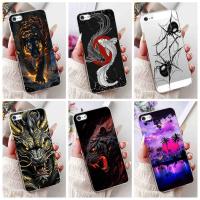 ราคา สําหรับ iPhone 5 5s SE (2016) 4 4s แฟชั่นใหม่ Dragon Spider สไตล์ปลอกซิลิโคนอ่อนนุ่มเคสโทรศัพท์ TPU ใส (29923244764)
