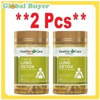 ราคา **2 Pcs** Healthy Care Original Lung Detox 180 Capsules (43801165067)