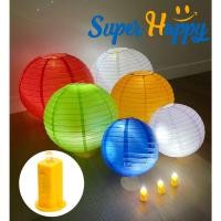 ราคา หลอดไฟ LED (Set 5/10 ชิ้น) สำหรับใส่โคมกระดาษDIY ไส้โคมไฟกระดาษLED (27621344078)