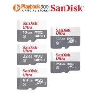 ราคา SanDisk Ultra 16GB/32GB/64GB/128GB/256GB MicroSDHC MicroSDXC UHS-I MicroSD Card Memory Card -Wht/Gry (42529632283)