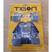 ราคา กุญแจระบบมาสเตอร์คีย์40mคอสั้น 5 ตัวชุดtigon (5734840506)