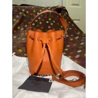 ราคา MCM แท้100% Dessau Mini Leather Drawstring Bucket Bag (25846360246)