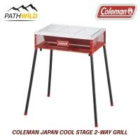 ราคา เตาปิ้งย่าง ถอดประกอบได้ COLEMAN JAPAN COOL STAGE 2-WAY GRILL/ RED (28978467457)