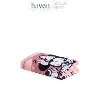 ราคา HAVEN ผ้าขนหนู Mickey & Minnie Mouse Happy Place ขนาด 16X32 นิ้ว สีอัลมอนด์ (27923596738)