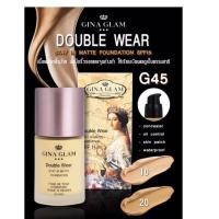 ราคา GINA GLAM DOUBLE WEAR STAY IN MATTE FOUNDATION SPF15 : G45 (1564909821)