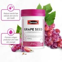 ราคา ของแท้‼️SWISSE Grape Seed ต้านอนุมูลอิสระ วิตามินซี ผิวกระจ่างใส ลดเลือนริ้วรอย ผิวหมองคล้ำ Antioxidant Vitamin C (49201799758)