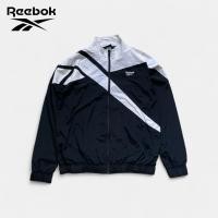 ราคา เสื้อแจ็คเก็ต Reebok สีดำ-ขาว ผ้าร่ม อก 48 สภาพใหม่ 99% ป้ายห้อย (56450285964)