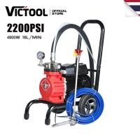 ราคา 4800W 25L/min เครื่องพ่นสีไฟฟ้า ความดันสูง สเปรย์พ่นสีแบบไม่ใช้ลม เครื่องพ่นสีเกรดอุตสาหกรรม พ่นสี พื้น ราวบันได (28551811346)
