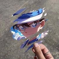 ราคา สติ๊กเกอร์ติดรถ Anime Detective Conan และ Phantom Thief Kid, สติ๊กเกอร์ติดตัวถังรถยนต์ไฟฟ้า (46107691560)