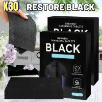 ราคา แพทช์ดูดซับสีผ้าเครื่องซักผ้า - แผ่นซักผ้า Black Darken - แผ่นรองย้อมเสื้อผ้าสีดํา - แท็บเล็ตซักผ้าป้องกันคราบ - กระดาษฟื้นฟูสีเสื้อผ้า (50303750902)