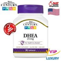 ราคา 21st Century DHEA 25 mg Capsules, 90 capsules exp06/2025 (24563098086)