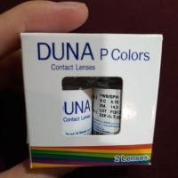 ราคา คอนแทคเลนส์สีเทา DUNA P Colors (Big Eye) Contact Lens ของแท้ สายตา -4.00 แบบรายเดือน (14721258489)