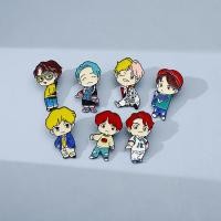 ราคา Bts น้ํามันหยดเข็มกลัด BTS ปลอกคอพินโลหะผสมสังกะสี EXO Thorn Pin (29016489850)