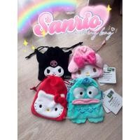ราคา [แท้100%] Sanrio - drawstring bag ซานริโอ้ ซาริโอ้ ถุงหูรูด กระเป๋าใส่เหรียญ ขนาด กว้าง 12cm สูง13 cm (40709021560)