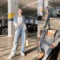ราคา SLYQ LAPINE FOLDED WAIST DENIM PANTS กางเกงยีนส์ขายาวทรงหลวม กระดุมหน้าเอวสูง ขอบพับ ทรง Boy (23633304396)