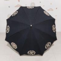 ราคา Yves Saint Laurent Umbrella YSL Vintage ร่มมือสอง ของแท้% กันรังสีUVและฝน (40976697263)