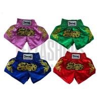 ราคา TWINS MUAYTHAI SHORTS / BOXING MMA TRAINING SHORTS SELUAR MUAYTHAI TWINS (58005467106)
