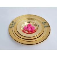 ราคา Brass byfa SET1296 จานทองเหลือง เซ็ต5 ใบ ขนาด6,7,8,9,10 นิ้ว (14129147423)