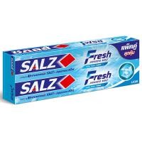 ราคา ซอลส์เฟรชยาสีฟัน 140กรัม แพค 2 Salz Fresh Toothpaste 140g. Pack 2 [หมายเลขบาร์โค้ด 8850002906655 ] (56953158391)