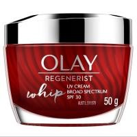 ราคา OLAY โอเลย์ Regenerist Whip UV SPF30 ครีมบำรุงผิวผสมสารกันแดด สูตรลดเลือนริ้วรอย 50g | Cream สกินแคร์ niacinamide (26107834145)