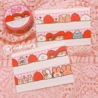 ราคา ♡ เทปแบ่งขาย ♡ Thomas Lee I Like Strawberry Masking Tape (1852761560)