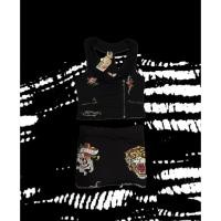 ราคา ed hardy set Y2K Ed Hardy by Christian Audigier Skull & Roses Cropped Top (42561084464)