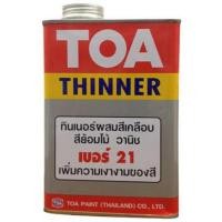 ราคา ทินเนอร์ TOA No.21 ผสมสีน้ำมัน สีย้อมไม้ (7533278052)