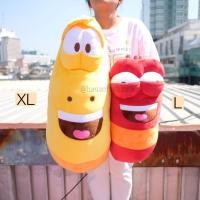 ราคา ตุ๊กตา Yellow & Red หนอนลาวา ลิ้นชมพู S/M/L/XL Larva ลาวา (6459257632)