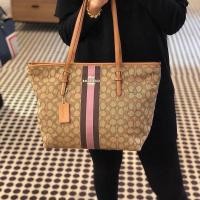 ราคา Used มือสองใหม่มาก Coach Tote รุ่น F39043 สีน้ำตาล (9506902986)