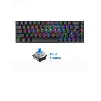 ราคา คีย์บอร์ดเกมมิ่ง Tsunami Outemu MK-68 Max Hotswappable Macro-Software RGB GRAPHITE GRAY BLUE SWITCH (18172646878)