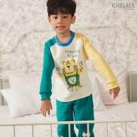 ราคา NEW !! Chelsee ชุดนอน Therma Soft Sanwich อบอุ่น นุ่มสบาย แขนยาว ลายเสือ เด็กผู้ชาย อายุ 1.5-10 ปี รุ่น 128189 (42324064978)
