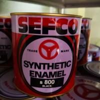 ราคา สีน้ำมัน ยี่ห้ออ sefco สีดำ เงา เบอร์ S800 (7218720294)
