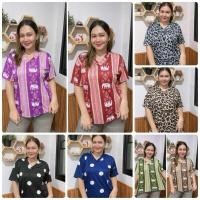 ราคา เสื้อคอวีสาวอวบ ผ้าไมโครใส่สบาย 1แถม 1 (V) 90D (43669208135)