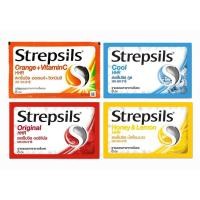 ราคา Strepsils Logenze 8's สเตร็ปซิล ยาอมบรรเทาอาการเจ็บคอแบบซอง 8 เม็ด (25759131535)