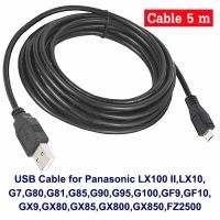 ราคา สายยูเอสบียาว 5m ต่อกล้อง Panasonic G7,G80,G85,G90,G95,G100,GF9,GF10,GX9,GX80,GX85,LX100II,FZ2500 เข้ากับคอมฯ USB cable (3854019256)