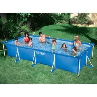 ราคา Ainakids intex 28272 สระน้ำขนาดใหญ่ทรงสี่เหลี่ยม ขนาด 300x200x75 ซม. (966074250)