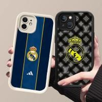 ราคา HK-40 Real Madrid โลโก้ปลอกกันกระแทกสําหรับซิลิโคนสีดําและสีขาว iPhone 11 12 Mini 13 Pro Max (46554281000)
