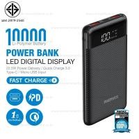ราคา แบตสำรอง พาวเวอร์แบงค์ Power Bank 10000mAh (P13,PD,Black) - REMAX (20210013046)