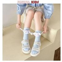 ราคา Girls 3D Sanrio ถุงเท้าท่อกลาง, เด็ก Cinnamoroll Kuormi Hello Kitty Meldoy ถุงเท้าผ้าฝ้าย (27551164583)