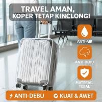 ราคา ผ้าคลุมกระเป๋าเดินทาง / ผ้าคลุมกระเป๋าเดินทางป้องกันกระเป๋าเดินทางธรรมดาโปร่งใส ไมกา 16 18 20 22 24 นิ้วนิ้ว เตะ ความสง่างาม (48658024042)